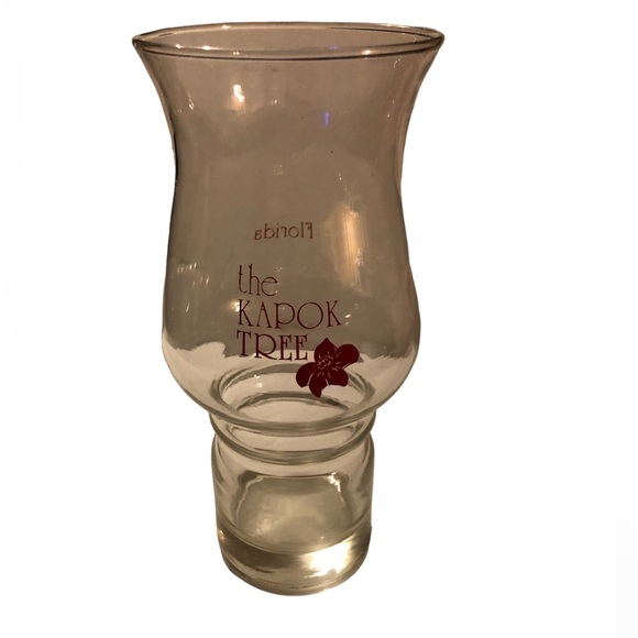 Vintage the Kapok Tree Inn Clearwater Florida Restaurant Souvenir Tall Glass - Picture 1 of 7